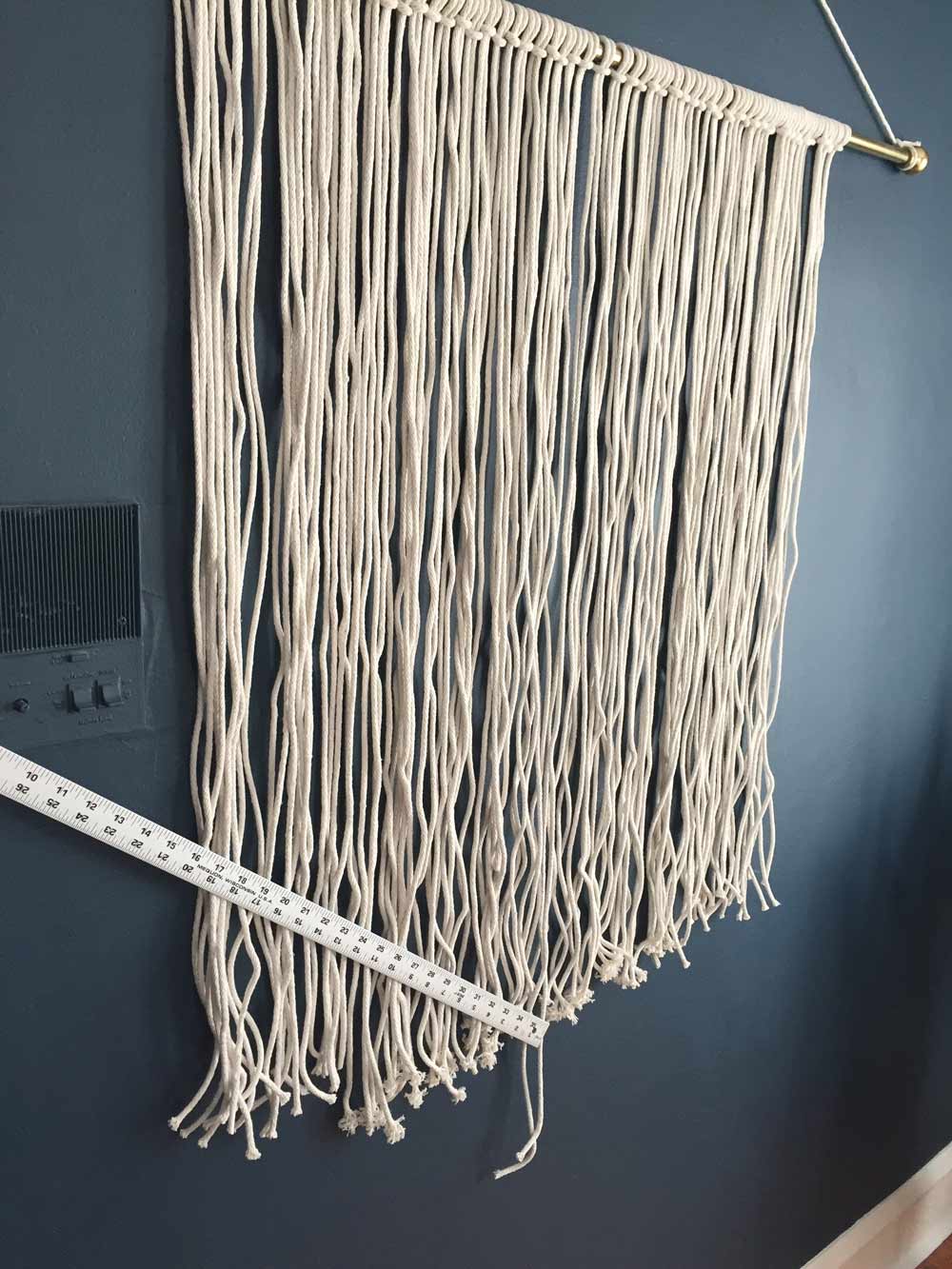 Quick DIY Rope Wall Art | And Then We Tried