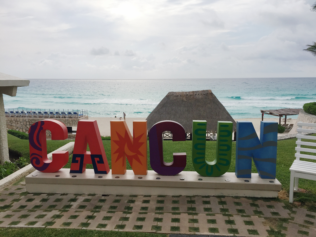 cancun sign all-inclusive cancun ladies beach vacation