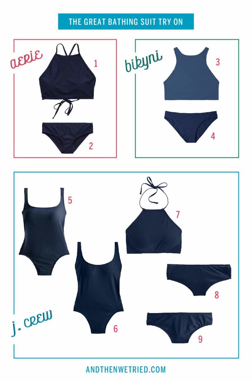 One Lady's Search for the Perfect One-Piece Bathing Suit for Curves, aka boobs + booty