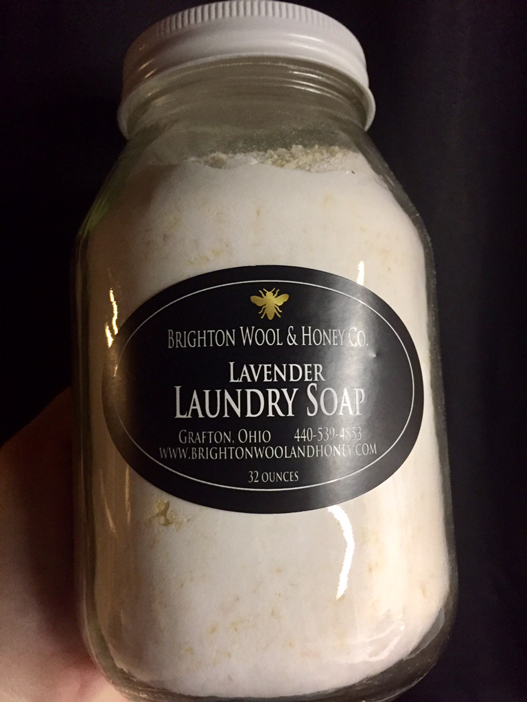 brighton wool & honey co. laundry soap and then we tried