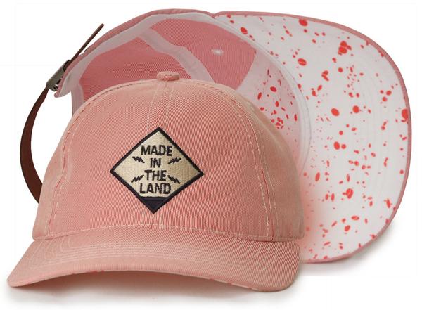pink made in the land legend headwear