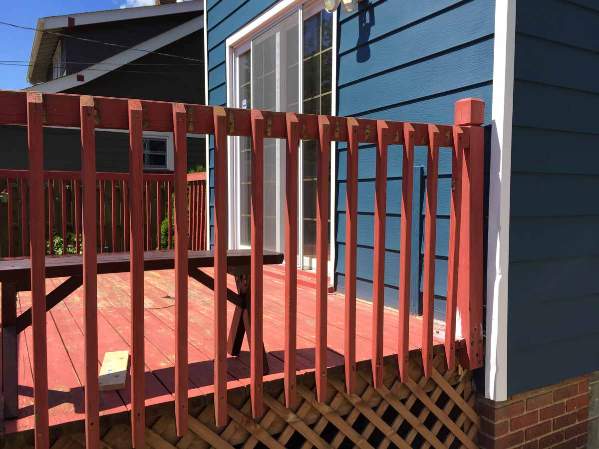 Refinishing My Back Deck With Olympic Maximum Stain And Then We Tried