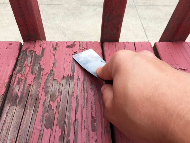 Refinishing My Back Deck With Olympic Maximum Stain And Then We Tried