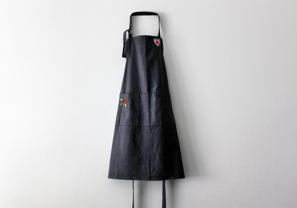 and then we tried patches on apron
