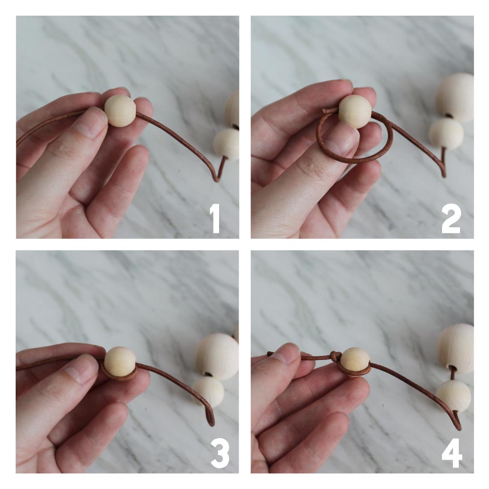 and then we tried diy candlestick knot