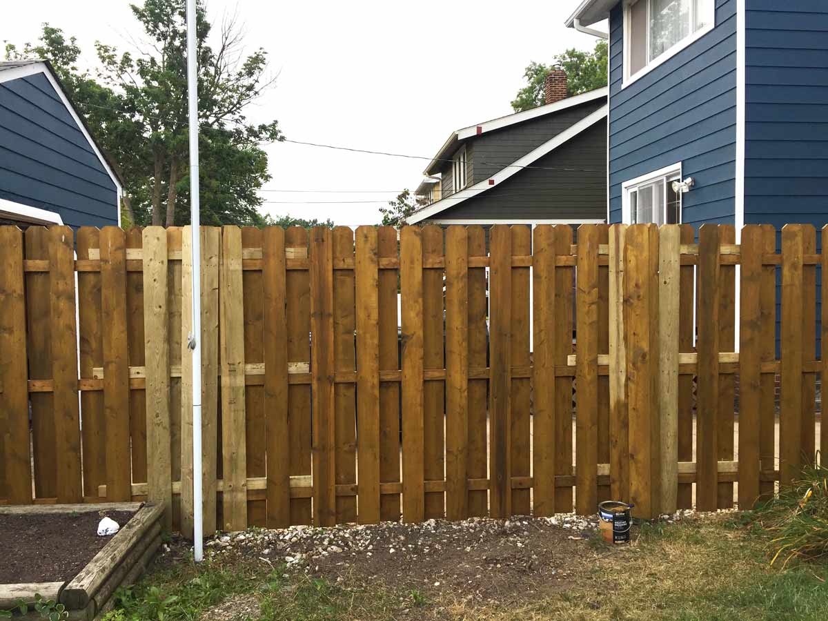 How to Convert a Chainlink Fence to a Wood Fence And Then We Tried