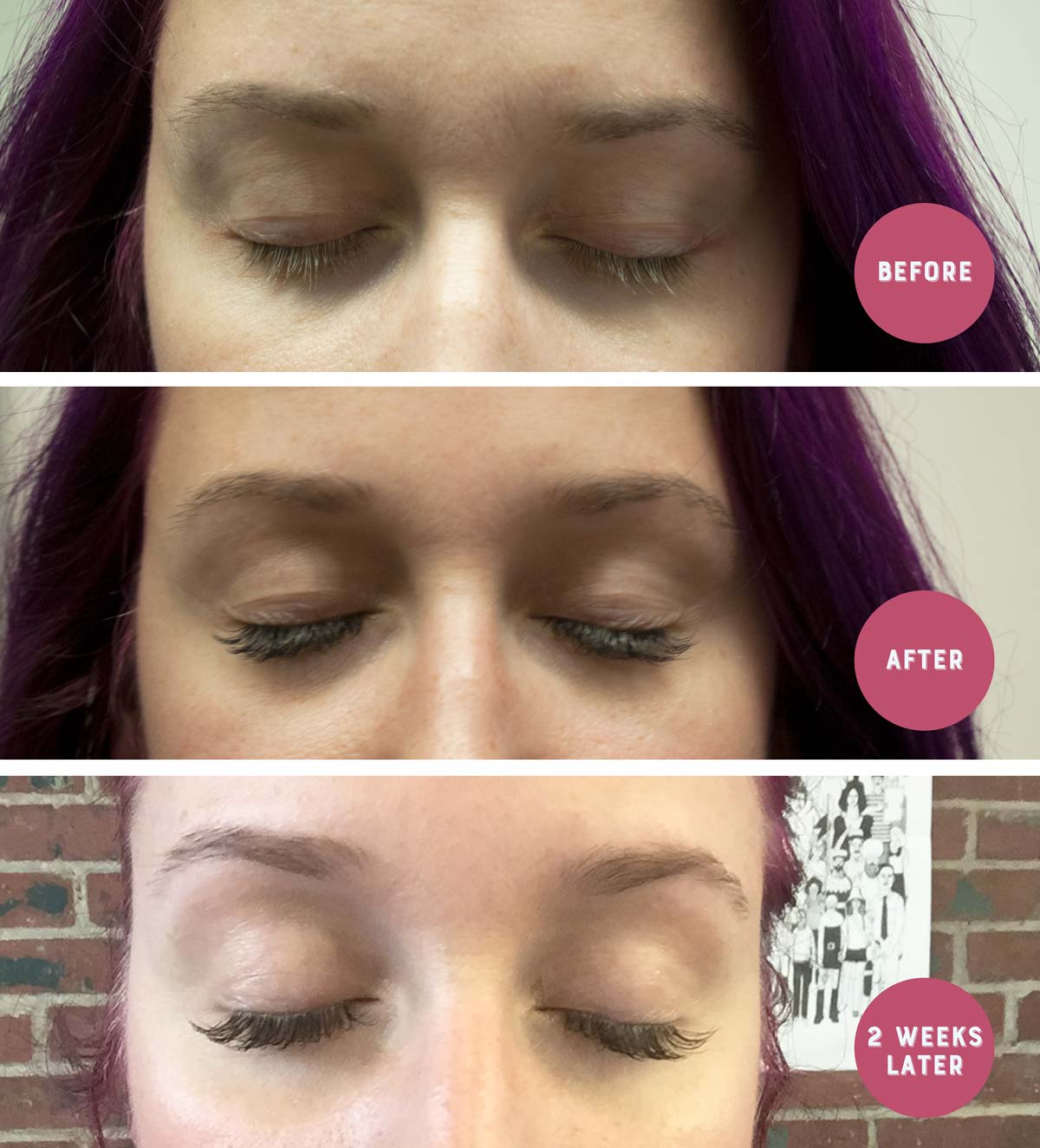 Flawless Lash extensions Cleveland before and after