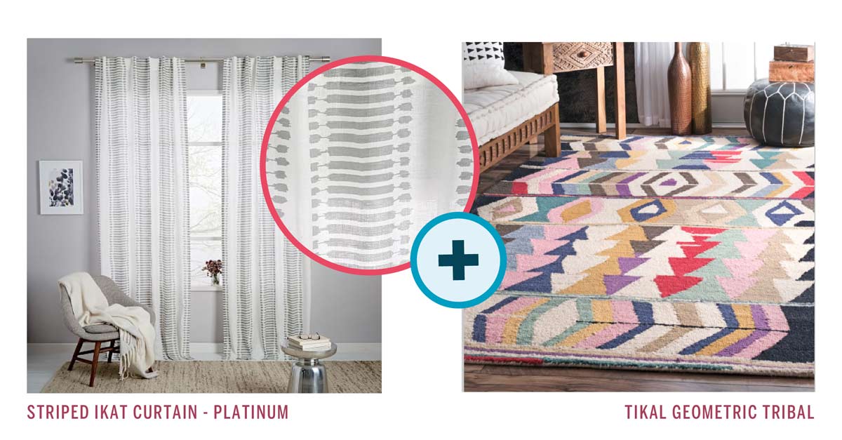 Perfect Pairs Rug And Curtain Pairings, Matching Curtains And Rugs