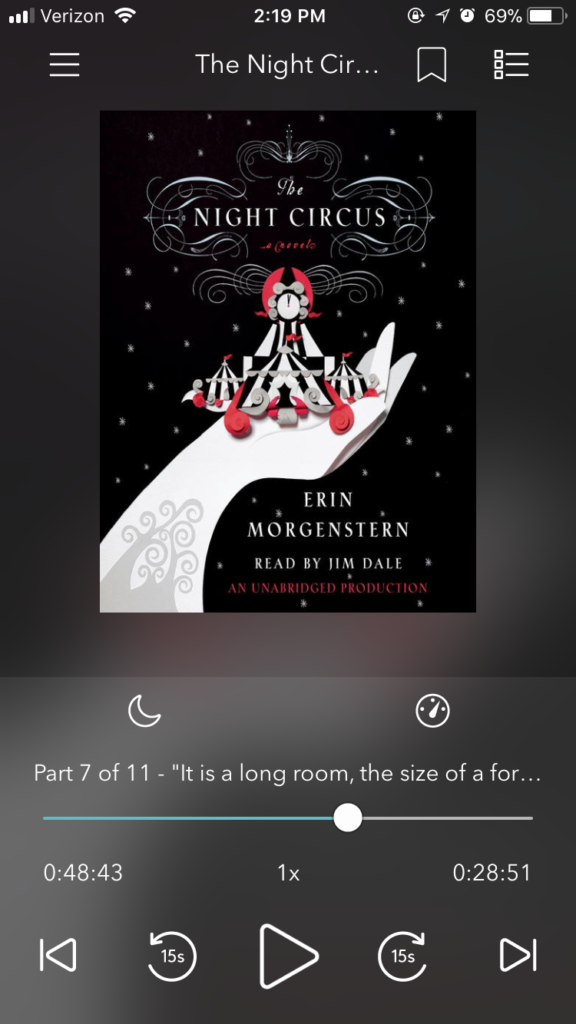 the night circus audiobook obsessions