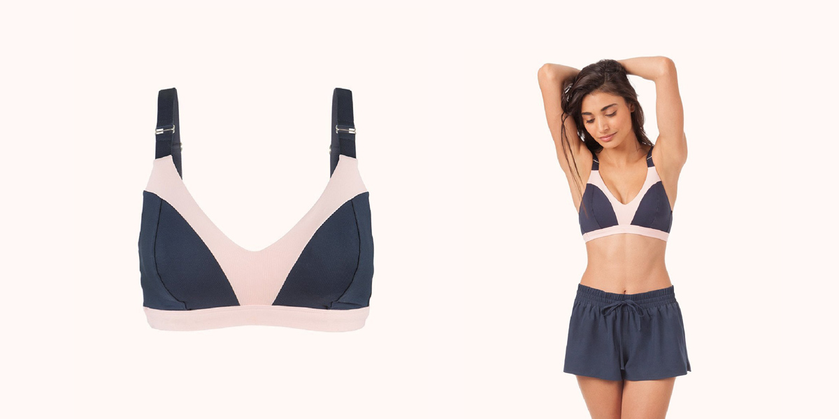 LIVELY Active Bralette Colorblock Review