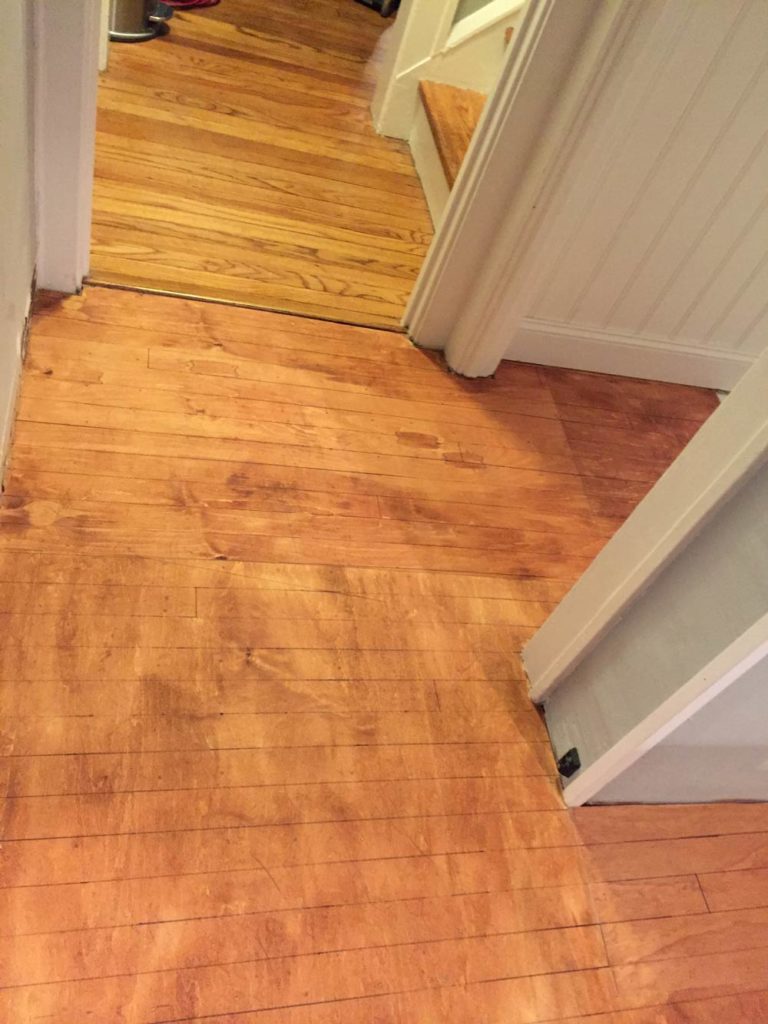 DIY Faux Hardwood Floors on Plywood Subfloor And Then We Tried
