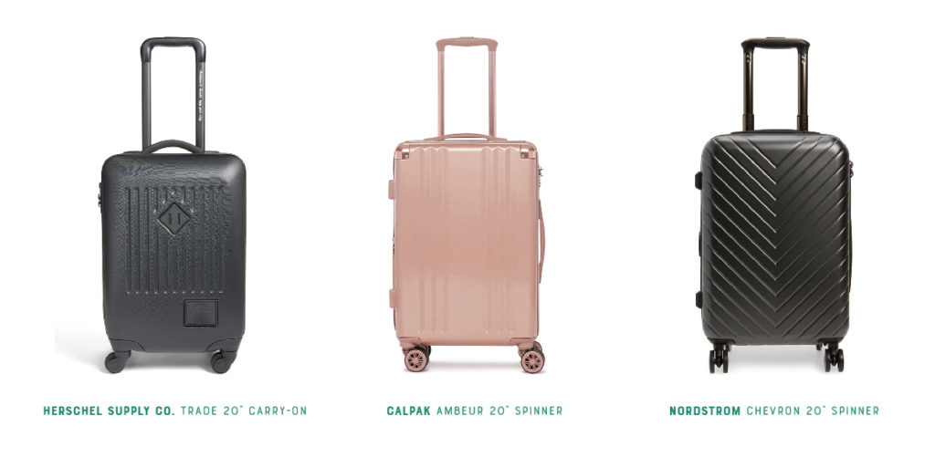 Travel Wardrobe: Hard-sided Carry-On Suitcase
