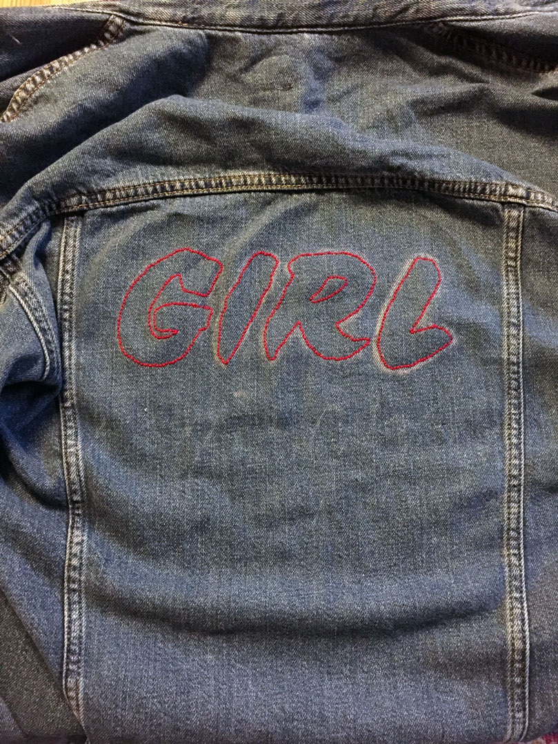 DIY Embroidered Denim Jacket And Then